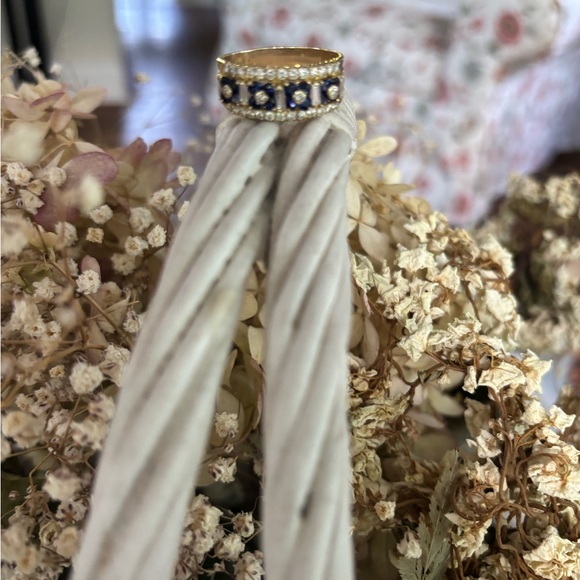 14kt diamond sapphire ring - Picture 12 of 12